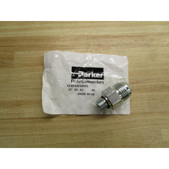 Parker 12-6F42EDMXS 37°Flare, Tube x BSPP Fitting