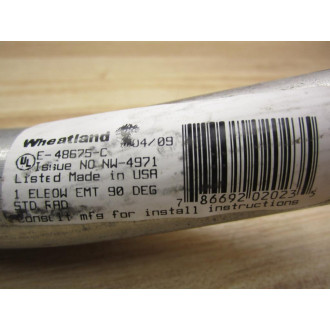 Wheatland E-48675-C Fitting E48675C - New No Box