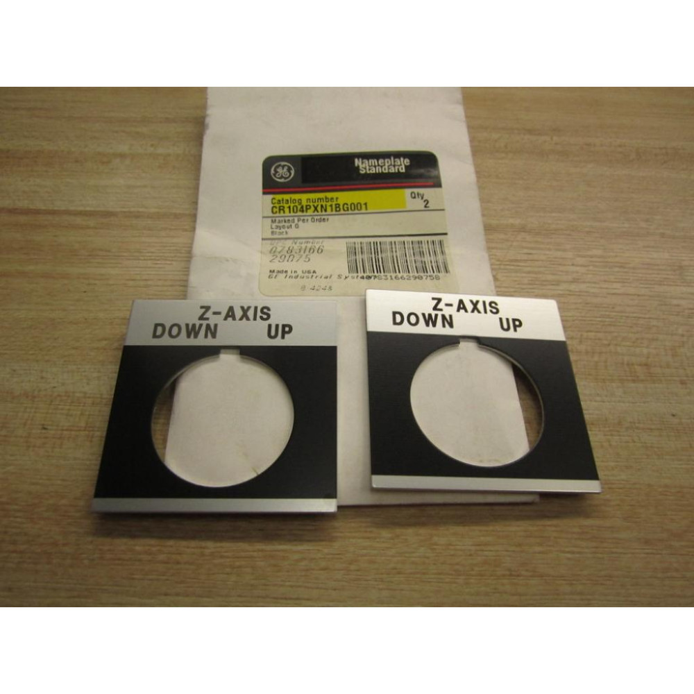 GE General Electric CR104PXN1BG001 Z-Axis, Down, Up (Pack of 2)
