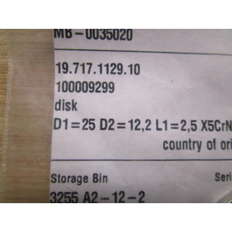 Multivac 19.717.1129.10 Disk