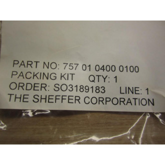 Sheffer 757 01 0400 0100 Packing Kit