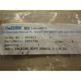 DeZurik 1055778 Female Packing Adapter Seal