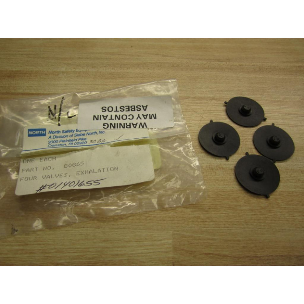 North Safety Equipment 80865 Exhalation Valve Seals (Pack of 4)