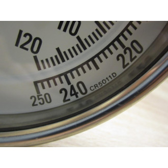 Ertco CR5011D Thermometer  0 To 250°F 20 To 120°C - Used