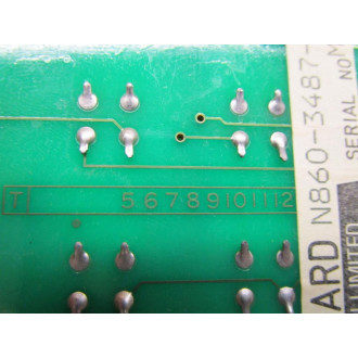 Fujitsu Limited N860-3487-T020 Circuit Board Fanuc N282914 - Used