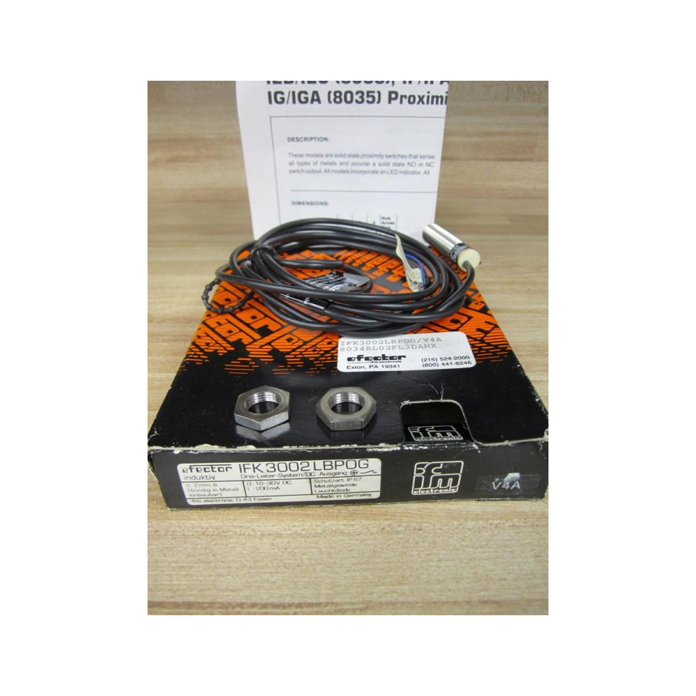 IFM Efector IFK3002LBP0GV4A Sensor