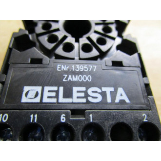 Elesta ZKM118 Relay Socket (Pack of 4) - Used