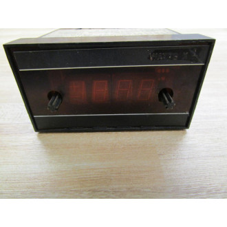 LFE 4424-K 4-Digit Panel Mount Meter 4424K - Used
