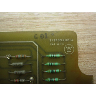 Westinghouse 1541A34G01 PC Board Missing Handle - Used