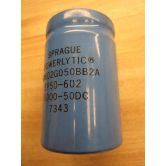 Sprague 36D602G050BB2A Capacitor - Used