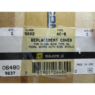 Square D 9002 AC-8 Replacement Cover