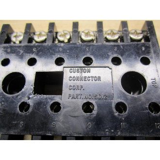Custom Connector SD-12 Relay Socket SD12 (Pack of 3) - New No Box