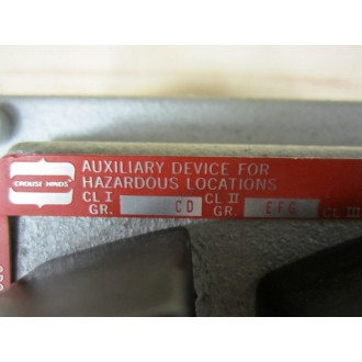 Crouse-Hinds EFS215 Pushbutton Condulet - New No Box