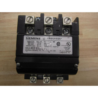 Siemens 14GUG32AA Motor Starter wo Overload Relay - Used