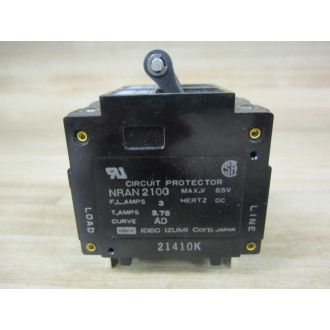 IDEC IZUMI NRAN-2100-3A-AD 2 Pole Circuit Protector NRAN21003AAD