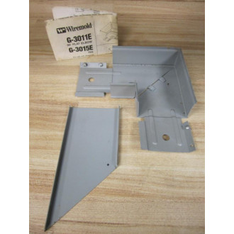 Wiremold G-3011E G3011E 90 Degree Flat Elbow Only 1 Straight Piece - New No Box