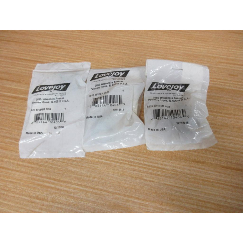 Lovejoy L070 Spider Insert 68514410406 (Pack of 3)