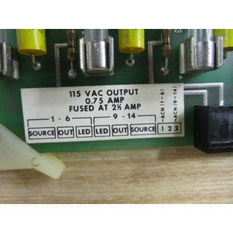 SCI 23722L Epic Fused AC Output Card 52339 - Used