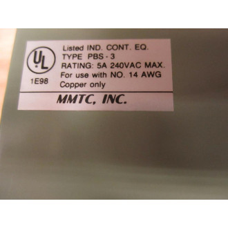 MMTC PBS-3 Station 3 Pushbutton