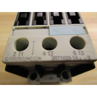 Siemens 3RT1025-1A..0 Contactor - Used