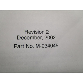 WTC M-034045 Manual For MedWeld 3005 MFDC Inverter - Used