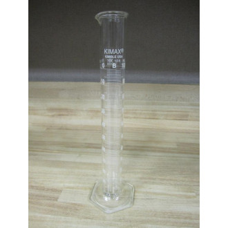 Kimble 20030-100 KIMAX 100mL Class B Glass Cylinder 20030100 - Used