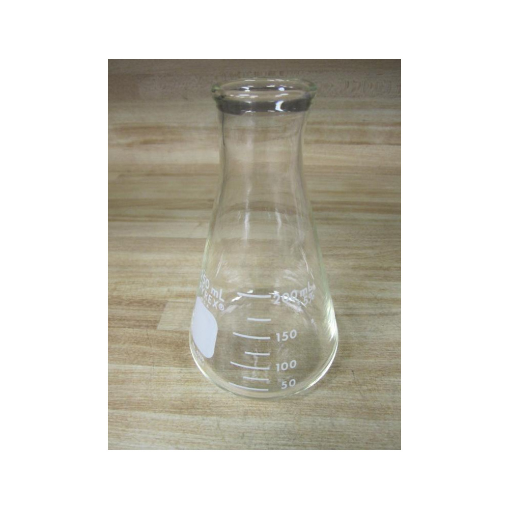 Pyrex 4980-250 250mL Erlenmeyer Flask WO Stopper - New No Box