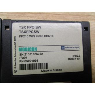 Schneider Automation 35001036 Disk Set - Used