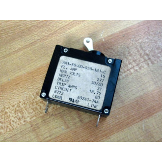 Carling AA1-X0-00-058-1B1-C 1P 15A Circuit Breaker AA1X0000581B1C - New No Box