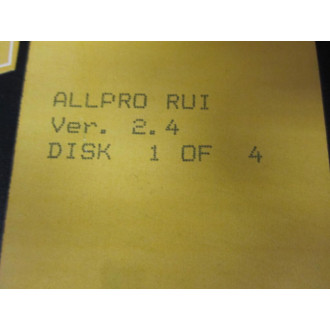Logical RUI Software Disk Set Version:2.5 4 Disk SetVer.2.4 - Used