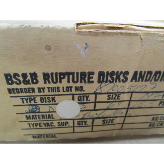BS&B Safety Systems 87005173-1 Rupture Disk (Pack of 2)