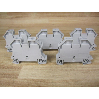Allen Bradley 1492-J10 Terminal Block 1492J10 Gray (Pack of 6) - New No Box
