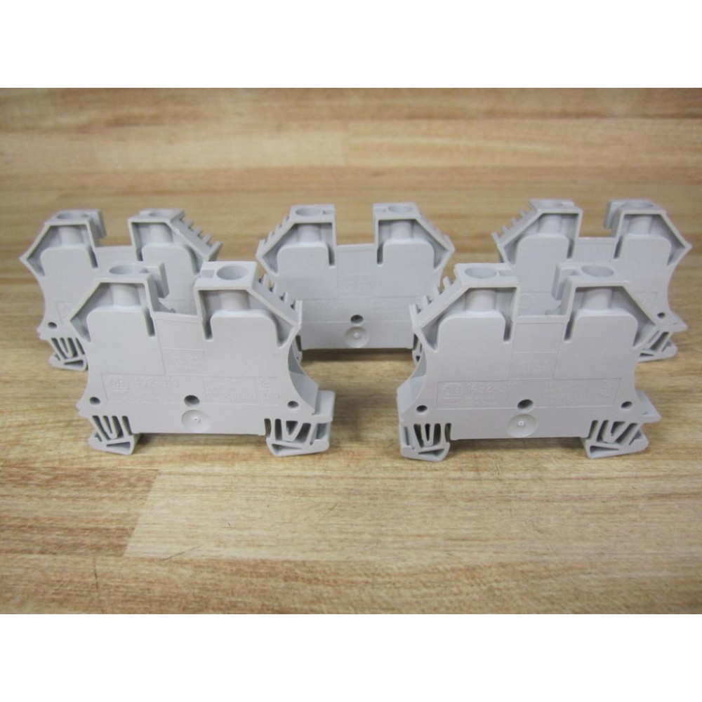 Allen Bradley 1492-J10 Terminal Block 1492J10 Gray (Pack of 6) - New No Box