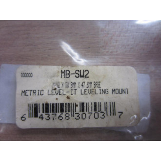 S&W Manufacturing MB-SW2 Leveling Mount MBSW2 - New No Box