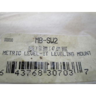 S&W Manufacturing MB-SW2 Leveling Mount MBSW2 - New No Box
