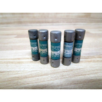 Littelfuse FLM-1-12 Fuse Cross Ref 486H97, FLM01.5 (Pack of 5) - Used