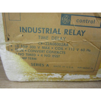 General Electric CR122A08002AA Time Delay Industrial Relay