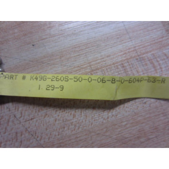 Thermal Equipment K49G-260S-50-0-06-8-0-604P-63-R Thermocouple - New No Box