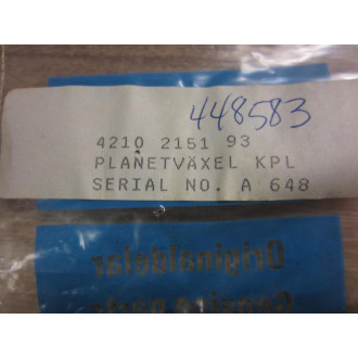 Atlas Copco 4210 2151 93 Gear 4210215193