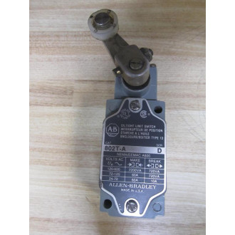 Allen Bradley 802T-A Limit Switch 802TA WRoller Head - New No Box