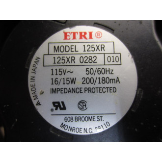 ETRI 125XR0282 Fan - New No Box