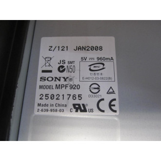 Sony MPF920 Floppy Drive In Enclosure - Used