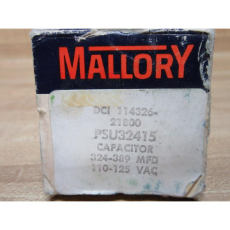 Mallory PSU32415 Capacitor