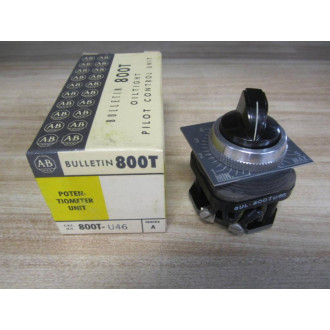 Allen Bradley 800T-U46 Potentiometer Unit 800TU46