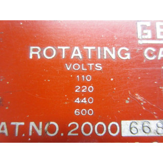 Gemco 2000 668R SP X Rotating Cam Limit Switch - Used