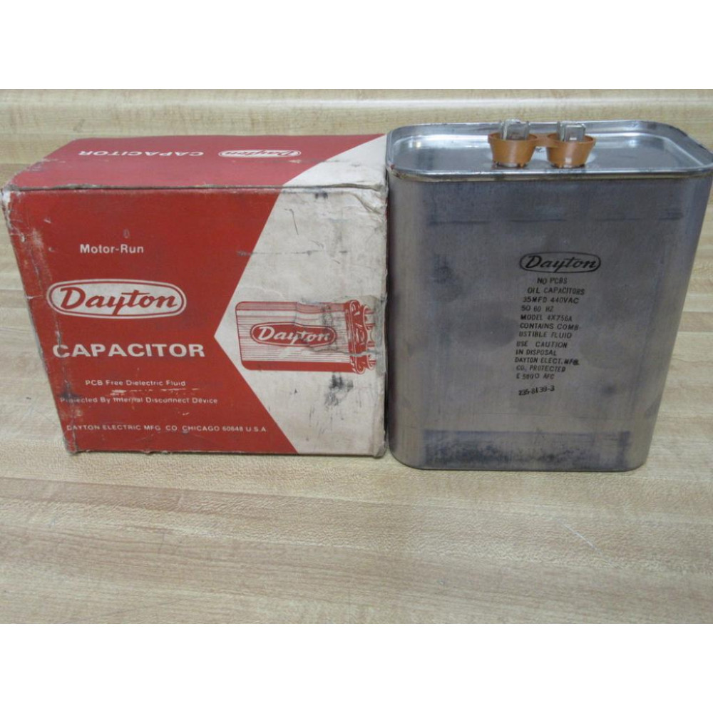 Dayton 4X756A Oil Capacitor