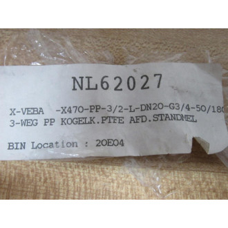 BPP-3W-34-I-020-D050180 III Valve 3BPP00202 - New No Box