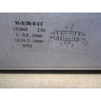 Festo VL-53G-D-2 C 151848 Valve VL53GD2C WBottom Gasket - New No Box