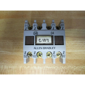 Allen Bradley 195-FA04 Contact Block 195-FAO4 - Used