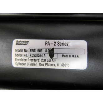 Schrader Bellows PAD116021 8.00 Cylinder - New No Box